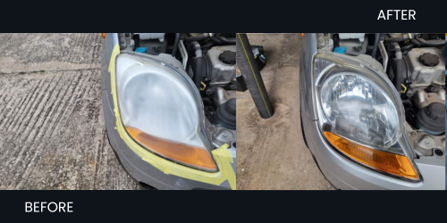 Autoscreenz Partner Before & After Headlight Restoration - Autoscreenz Partner GQ - Chevrolet